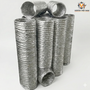 Ống Gió Mềm Nhôm Không Bảo Ôn (D100 - D500)